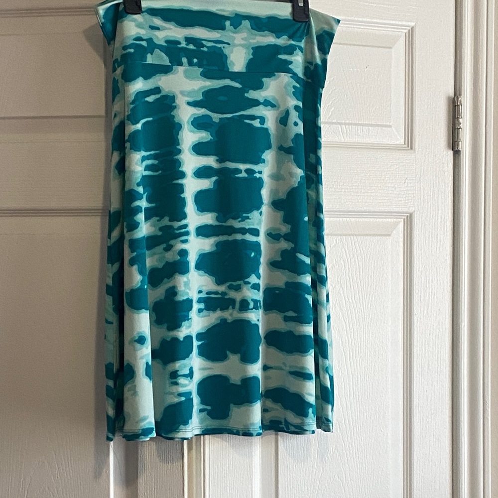 LuLaRoe azure skirt. Size large